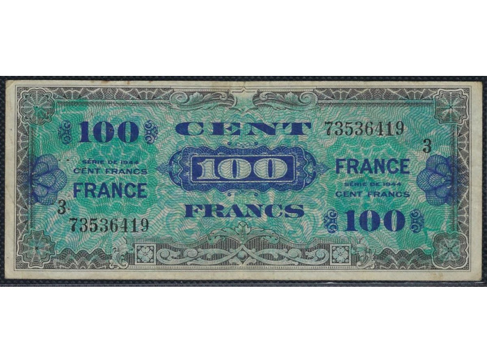 FRANCE 100 FRANCS FRANCE Type 1945 SERIE 3 TB+ 419