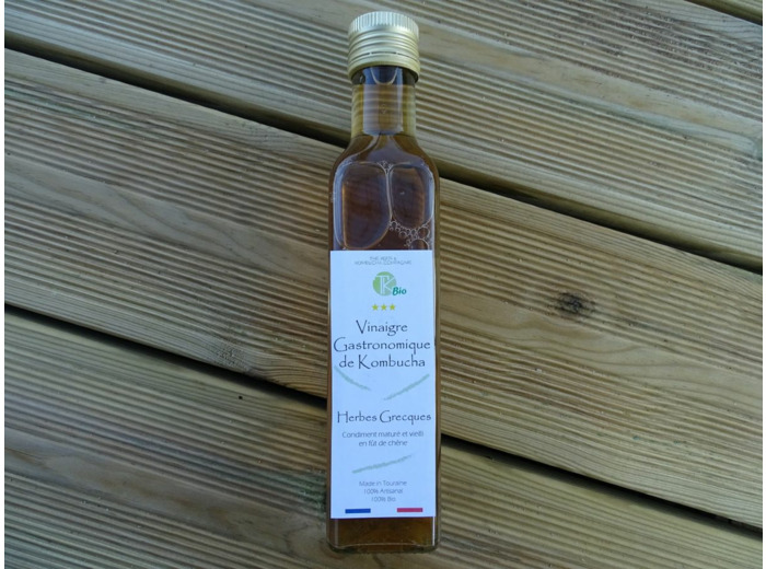 Vinaigre de Kombucha aux herbes Grecques  BIO