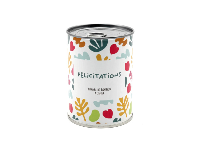Boite à graines “Félicitations”