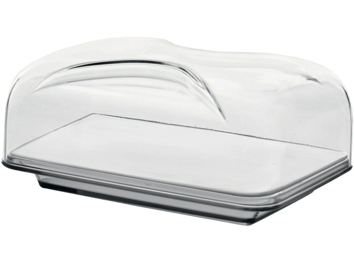 Cloche à Fromage - Rectangulaire - Gris - 25,5 x 18 cm - Guzzini