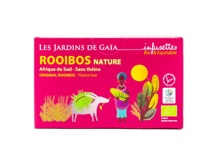 Rooibos Nature d'Afrique du Sud Bio 20 sachets