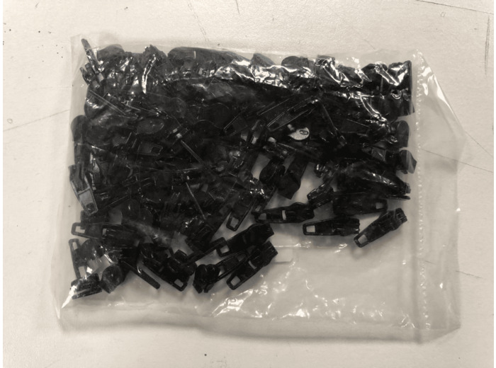 Curseurs 8 mm noir 100pcs RVSCH-N8-580