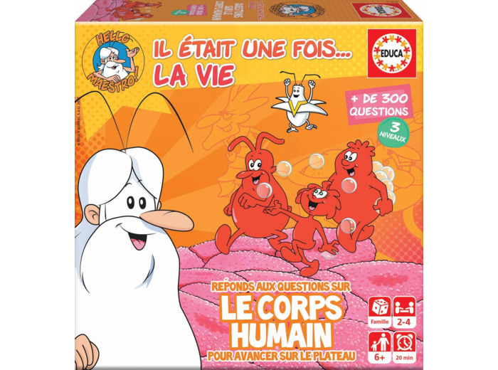 Educa - Il était Une Fois la Vie | Jeu de société Familial éducatif + de 300 questions