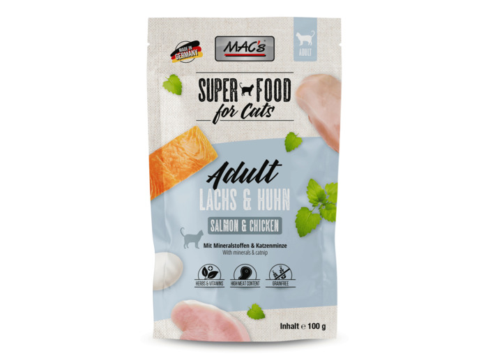 MAC'S Saumon & volaille pour chat - 100g