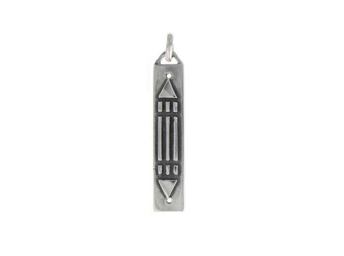 Pendentif Barre atlante argent