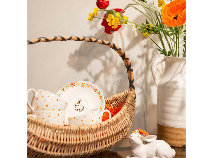 Vase céramique scandinave 28x21x17 cm