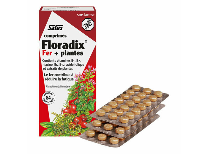 Floradix, Fer+Plantes-84 comprimés-Salus