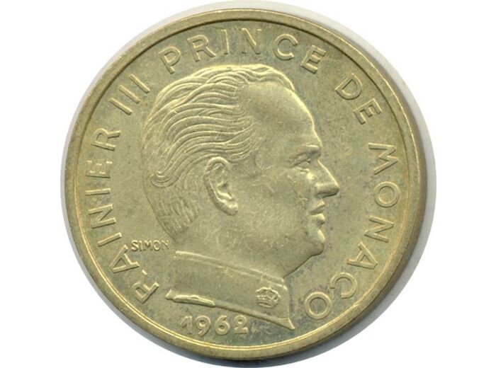 MONACO 50 CENTIMES 1962 RAINIER III TTB+ (MC148)