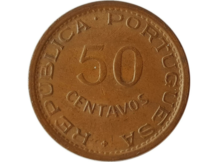 MOZAMBIQUE 50 CENTAVOS 1973 TTB+ W89 N1
