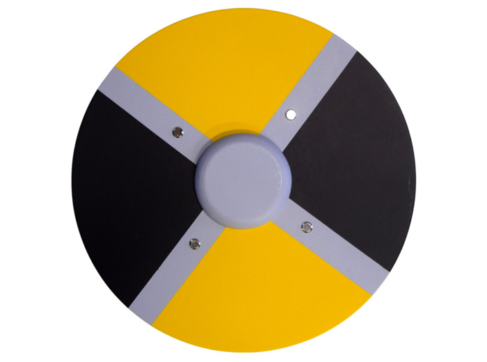 Le bouclier du Gaulois - 2 bandes grises