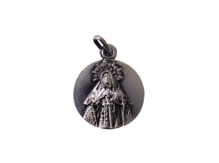 Médaille 14mm en Argent 925 - SAINTE THERESE