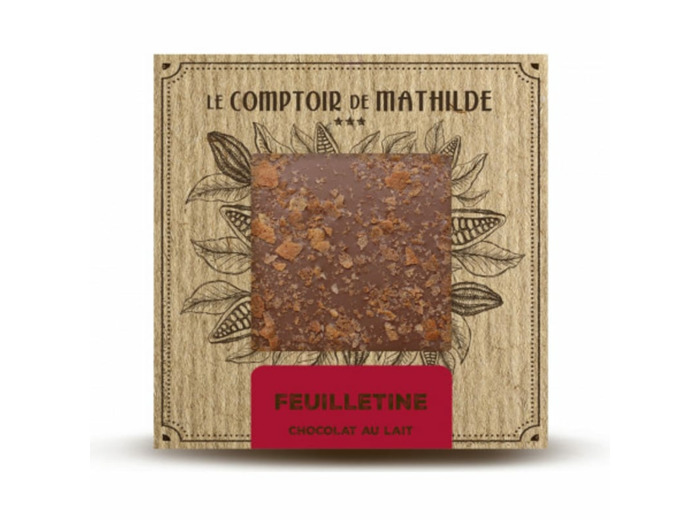 Tablette Feuilletine - Chocolat au lait - 80G