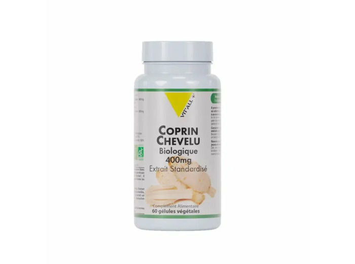 Coprin chevelu Bio-400mg-60 gélules-Vit'all+