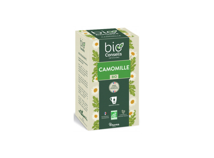 Infusion Camomille Bio France 20 sachets 24g