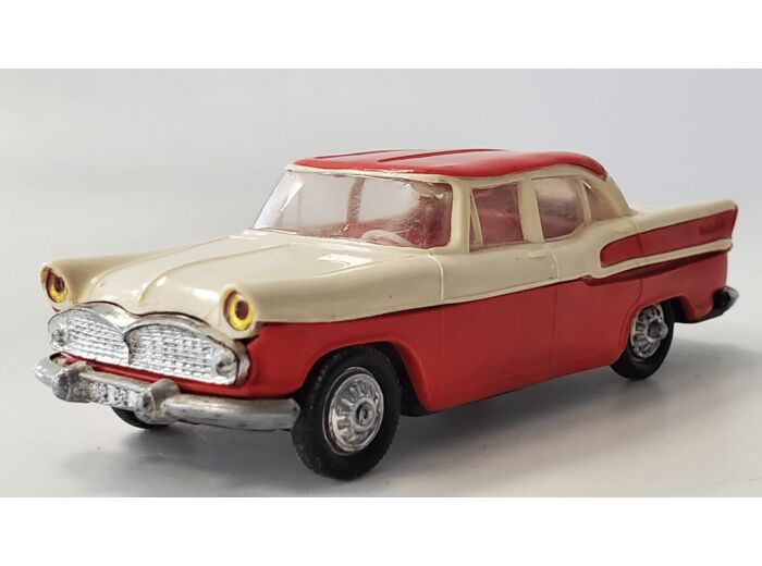 SIMCA CHAMBORD BEIGE ET ROUGE NOREV PLASTIQUE 1/43 SANS BOITE (N4)