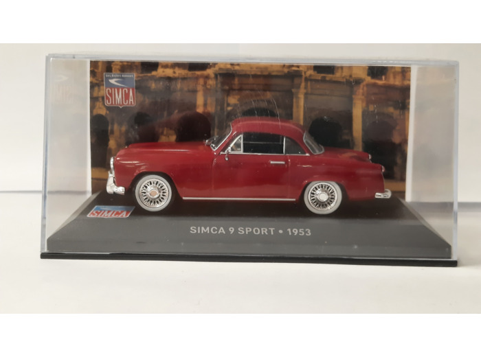 SIMCA 9 SPORT 1953 1/43 BOITE D'ORIGINE