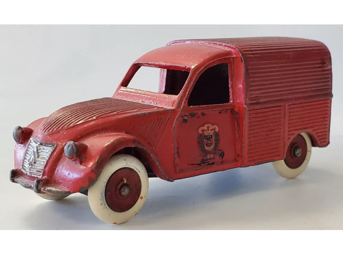 CITROEN 2CV FOURGONNETTE ROUGE DINKY TOYS 1/43 SANS BOITE