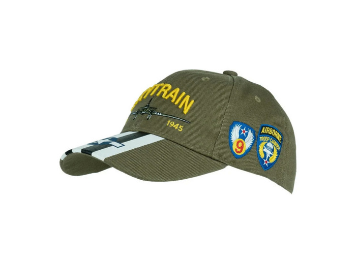 Casquette aviation Skytrain vintage 100% coton réglable