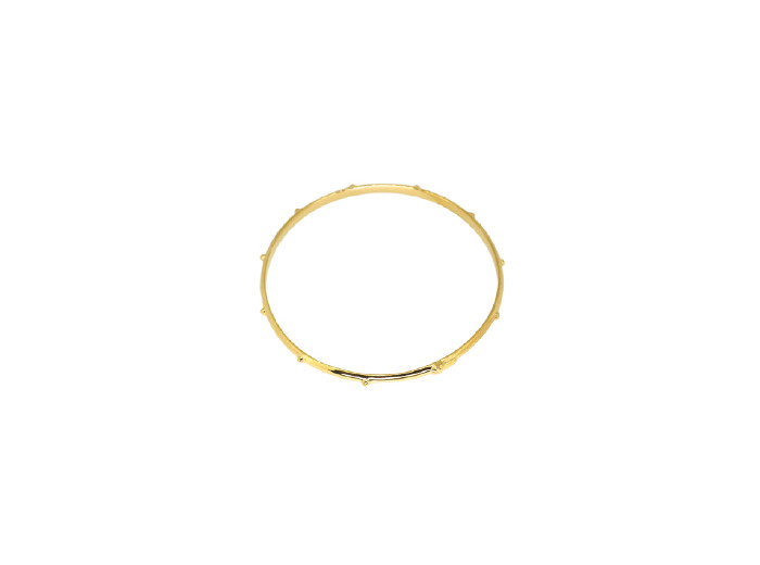 Bracelet en Plaqué Or - RIGIDE DIZAINIER 65MM