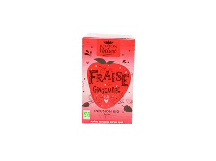 Infusion plaisir Fraise Gingembre bio