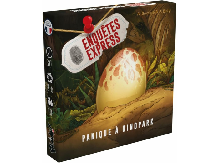 Enquêtes express : Panique à Dino Park