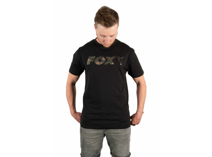 tee shirt camo print logo facfox