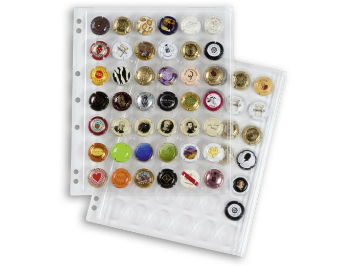 2 FEUILLES ENCAP POUR NUMISMATIQUE ET MUSELETS 308075