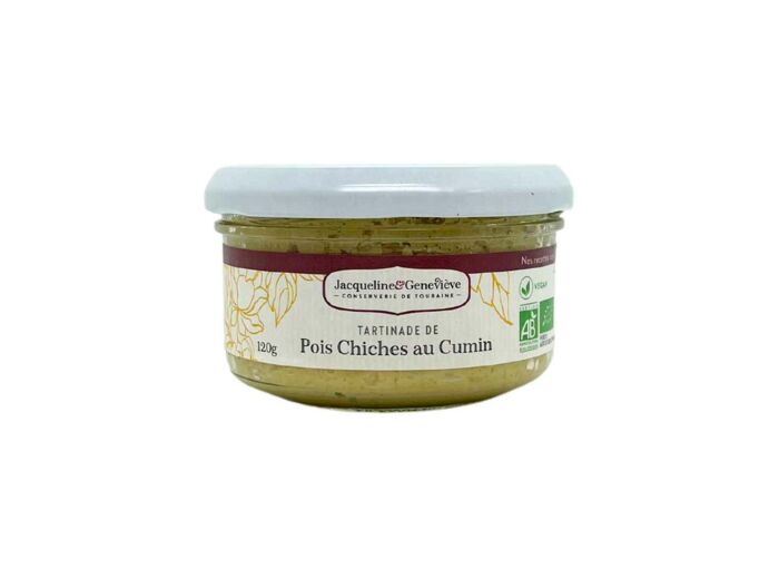 Tartinde Pois Chiches au Cumin BIO