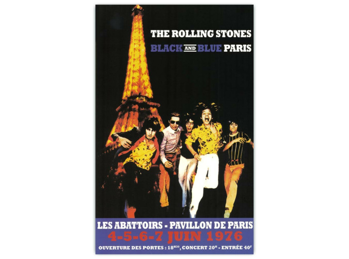Affiche The Rolling Stones à Paris