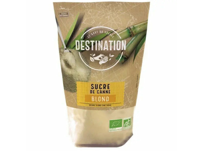 Sucre de Canne Blond Bio-1kg-Destination