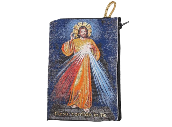 Etuis à Chapelet 7x10cm - CHRIST MISERICORDIEUX