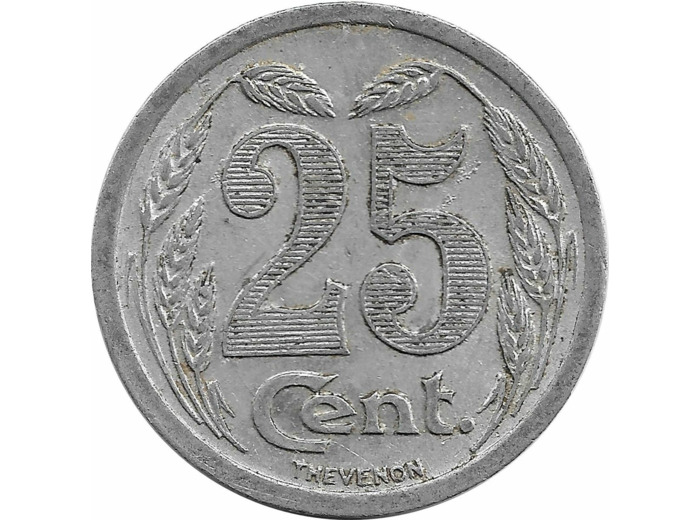 27 EURE EVREUX 25 CENTIMES 1921 TB+