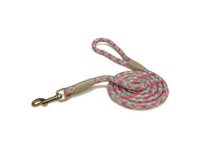 Laisse PIEMONTE, Rose pour chien - M/L