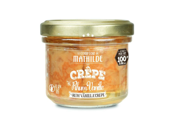 Crêpe au Rhum vanille - 100G