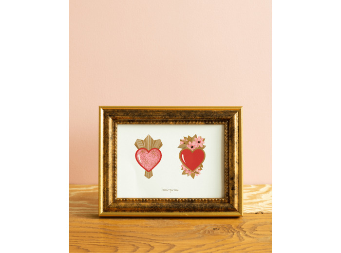 Affiche "Love Vitæ" Duo fleuri