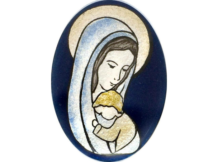 Amour filial 8,9X6cm - EMAUX DU LIBAN
