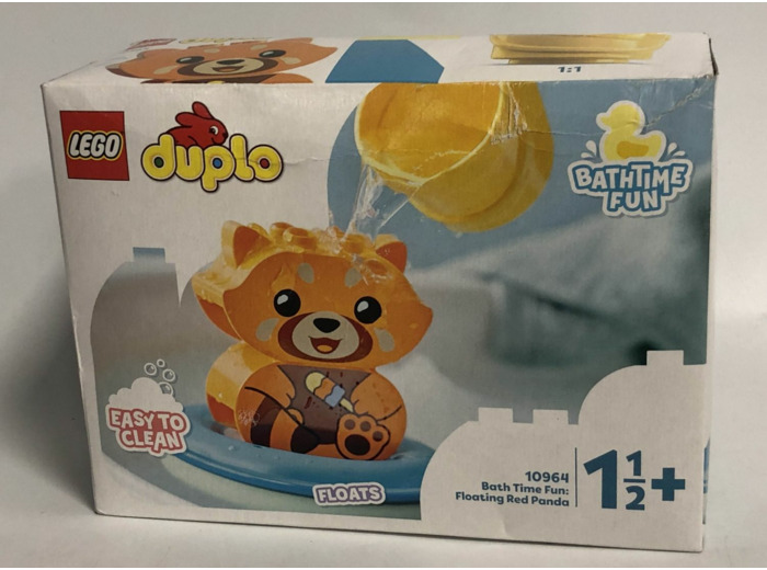 LEGO DUPLO 10964 JOUET DE BAIN LE PANDA ROUGE FLOTTANT