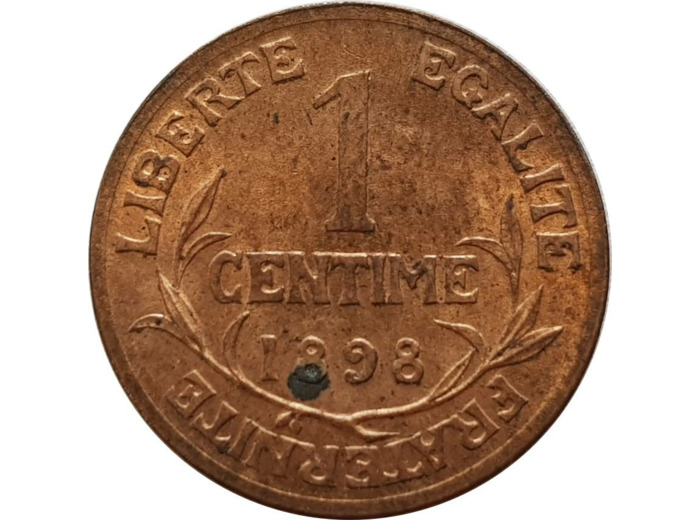 FRANCE 1 CENTIME DUPUIS 1898 SUP- (G90)