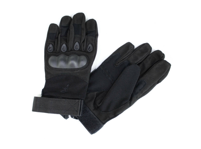 Gants coqués moto polyester