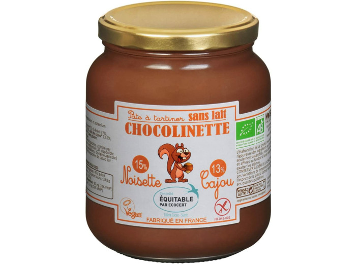 PÂTE A TARTINER CHOCOLINETTE 220G NOISERAIE PRODUCTI