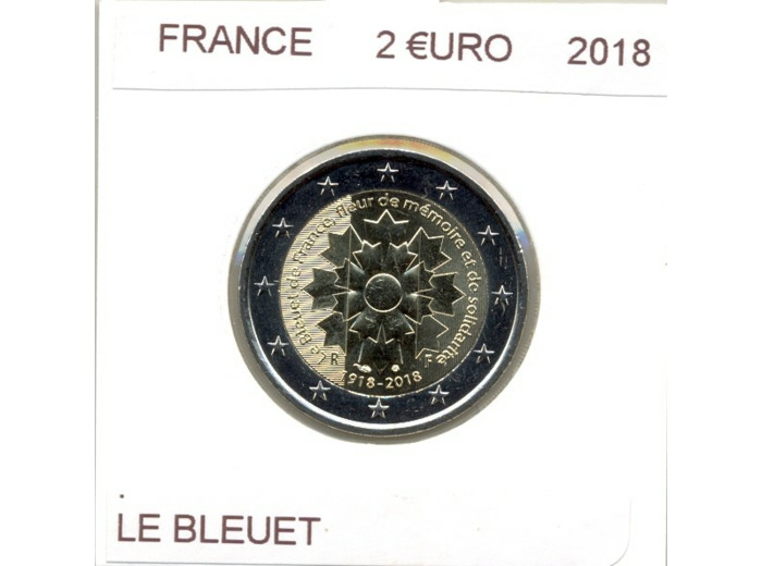 FRANCE 2018 2 EURO Commemorative LE BLEUET SUP