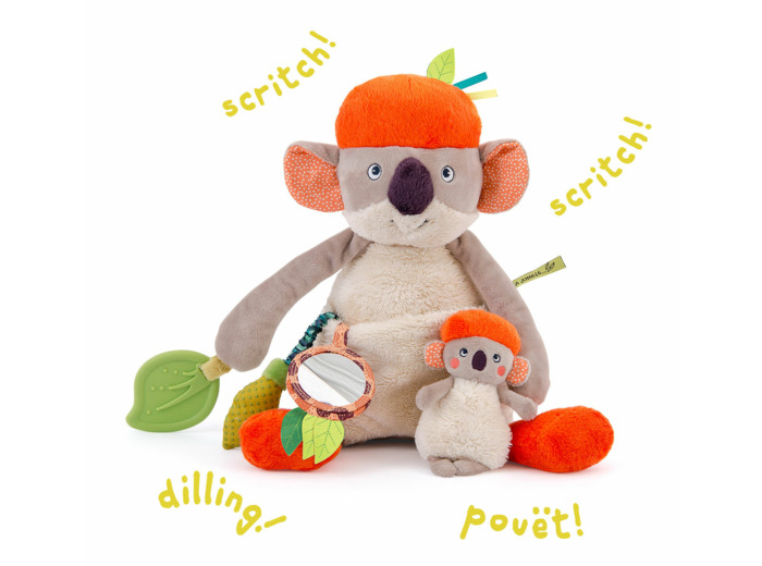 Peluche d'éveil Koco Dans La Jungle