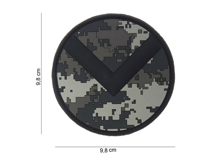 Patch 3D PVC bouclier Spartiate (ACU)