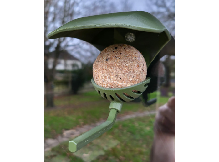 Lot de 3 Supports Boule de Graines Oiseaux Sauvage Aéris