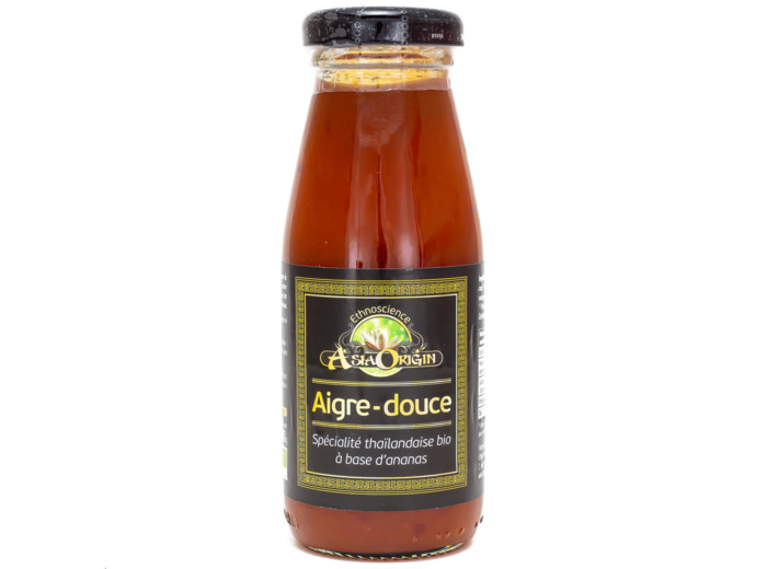 Sauce Aigre Douce Thaïlandaise à l'Ananas Bio 200g