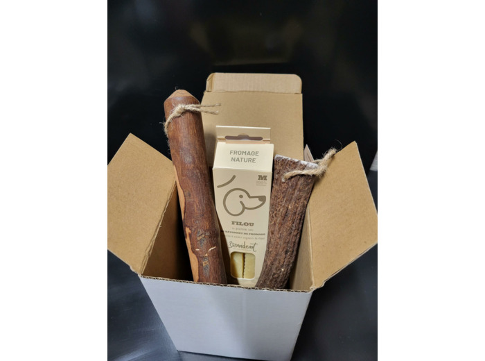 BOX de mastication "La gourmande" pour chien