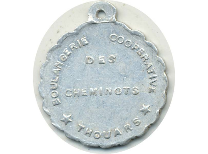 79 DEUX SEVRES THOUARS 1 Kilo BOULANGERIE COOPERATIVE DES CHEMINOTS