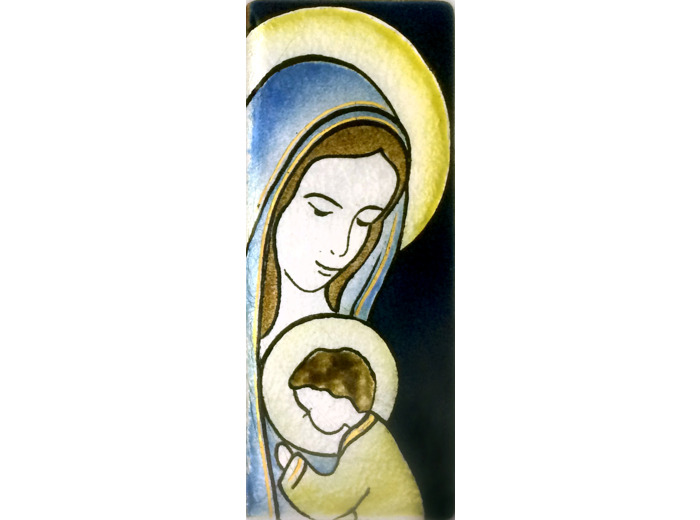 Mère et Fils 12X5cm - EMAUX DU LIBAN