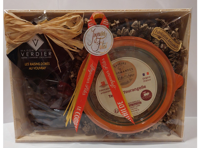 Coffret Terrine Tourangelle et Raisins Vouvray