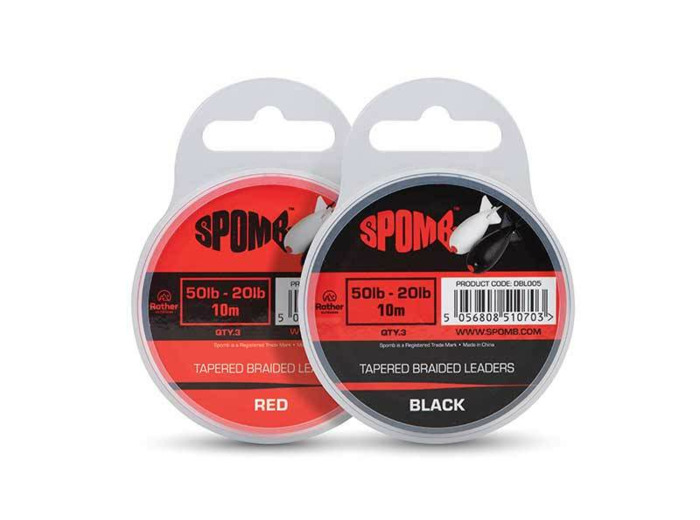 tapered braid leader spomb